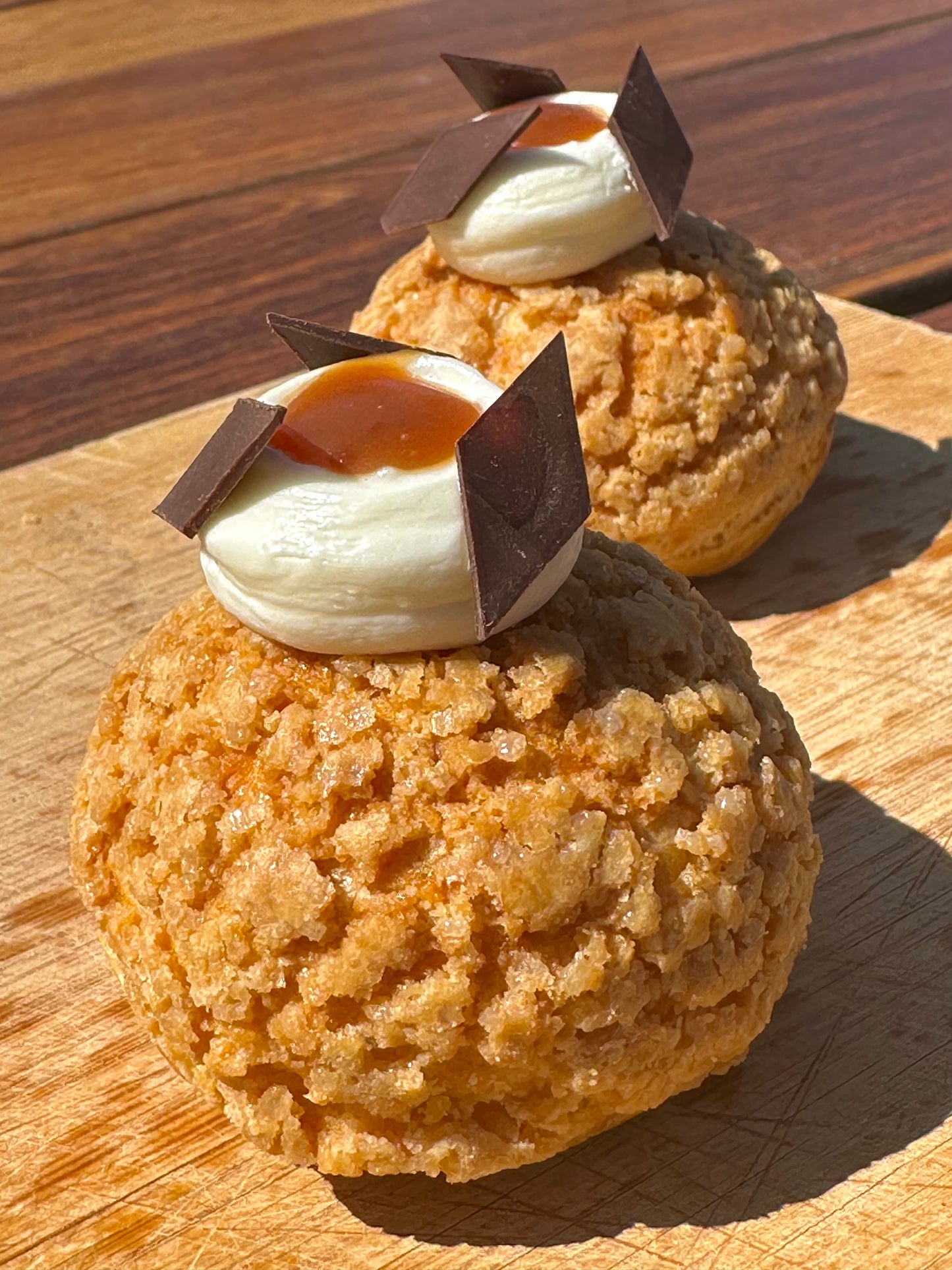 Miso Caramel Cream Puff