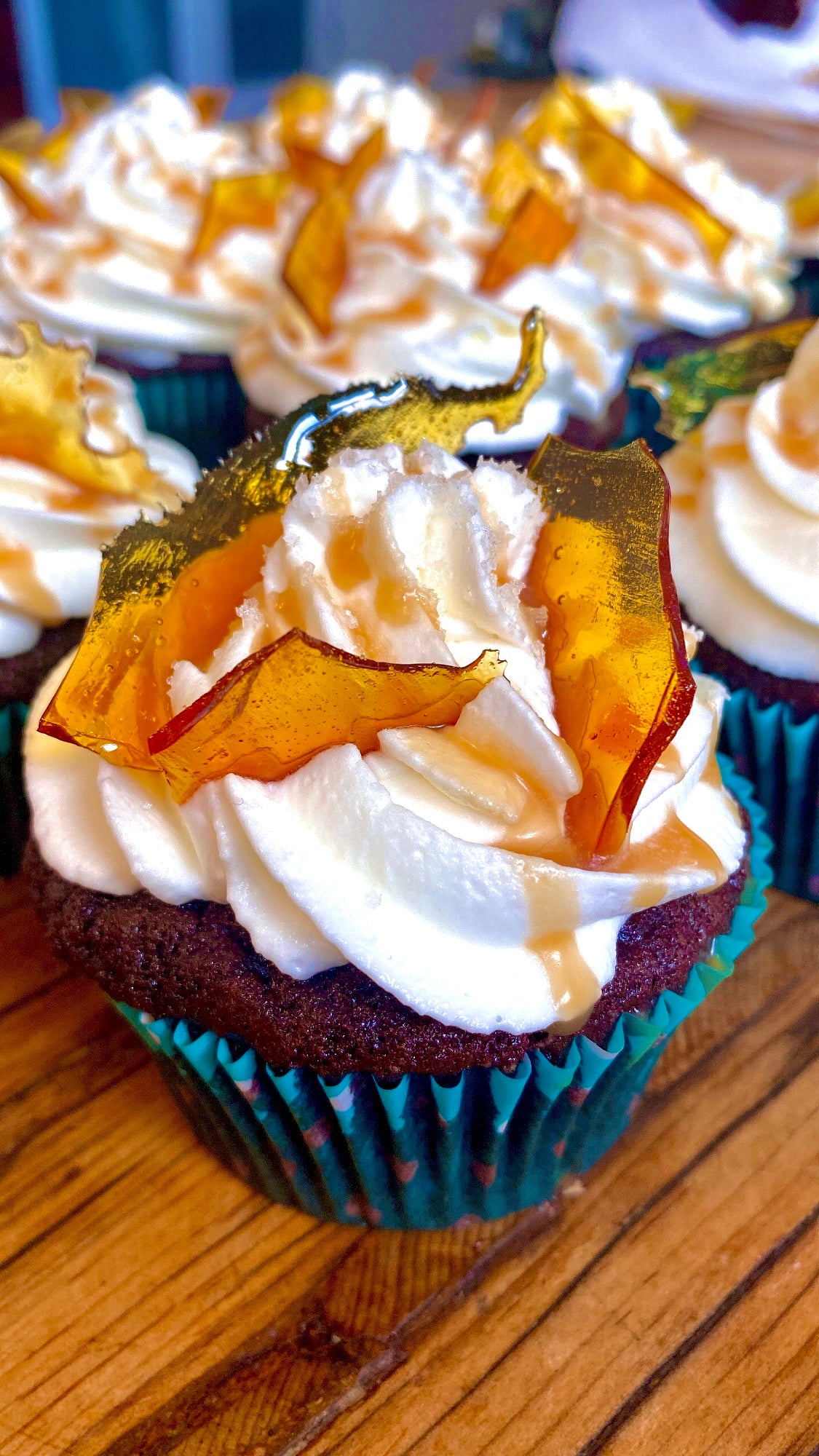 Salted Caramel Chocolate Cupcakes